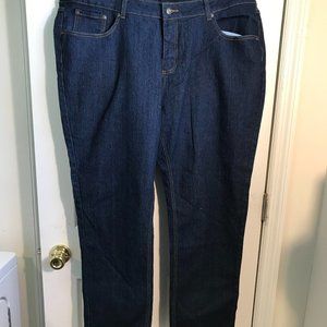 Southern ExpressioN blue jeans size 24 PETITE NWT RELAXED FIT 44 X 30 13'' RISE